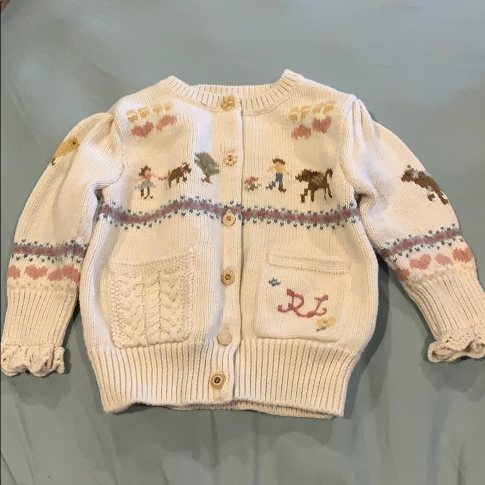 Baby girl knit sweater